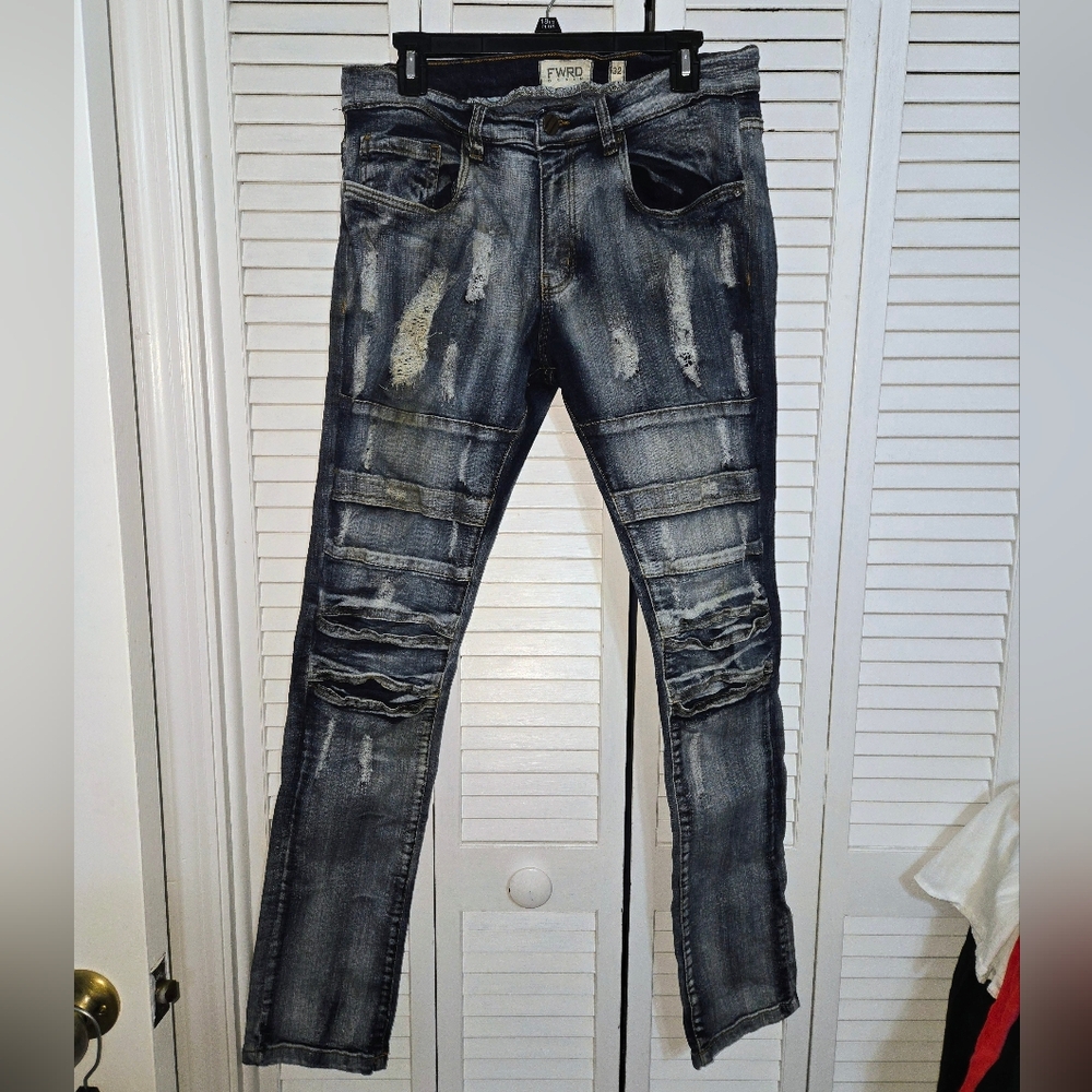 FWRD Denim Men's 32x32 Distressed Jeans